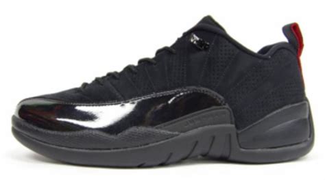 Air Jordan Retro 12 Low - Black Patent/Varsity Red - Detailed Photos ...