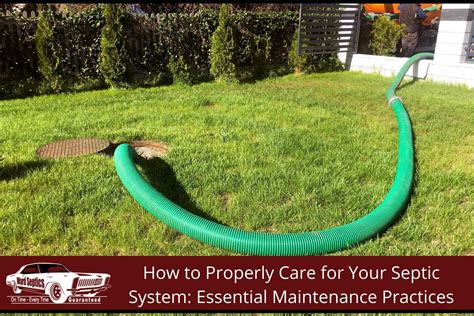 Essential Maintenance for Your Septic System