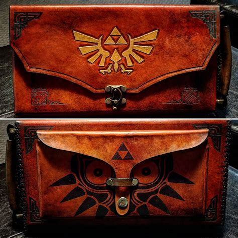 Leather Nintendo Switch Case - Leather Zelda themed Nintendo Switch ...