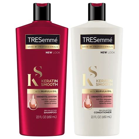 TRESemmé Shampoo and Conditioner 5 Smoothing Benefits in 1 System, 22 ...