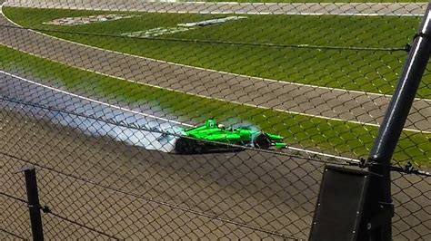 Danica Patrick 2018 Indianapolis 500 Crash From Turn 2 Fuzzy's Suite ...