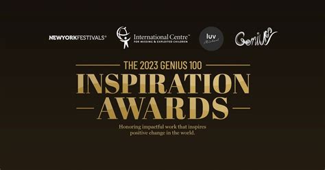 New York Festivals Advertising Awards and The Genius 100 Foundation announce expansion of the ...