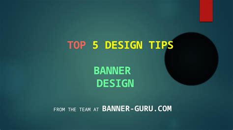 (PPTX) Top 5 Design Tips of Banner Design - DOKUMEN.TIPS