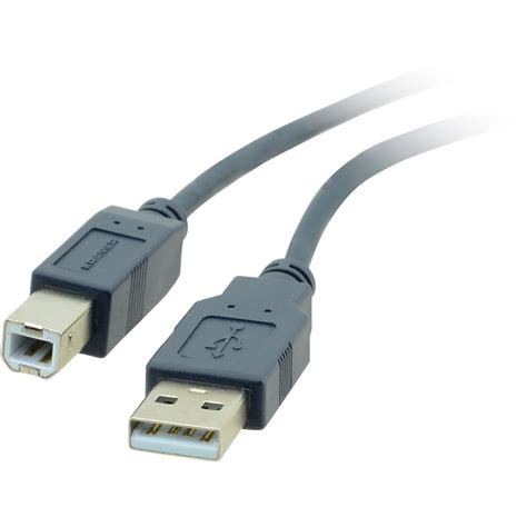 Kramer USB-A 2.0 to USB-B Cable (3') C-USB/AB-3 B&H Photo Video