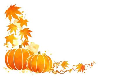 Pumpkin Clipart Border