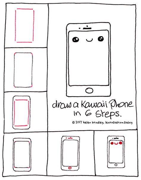 Learn to Draw an IPhone in 6 steps : Learn To Draw