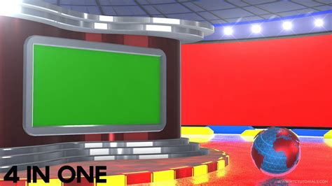 News Studio 3D Backgrounds | No Text Templates Free Download