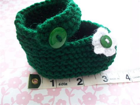 Green Baby Booties Green Baby Shoes Green Baby Girl Shoes | Etsy