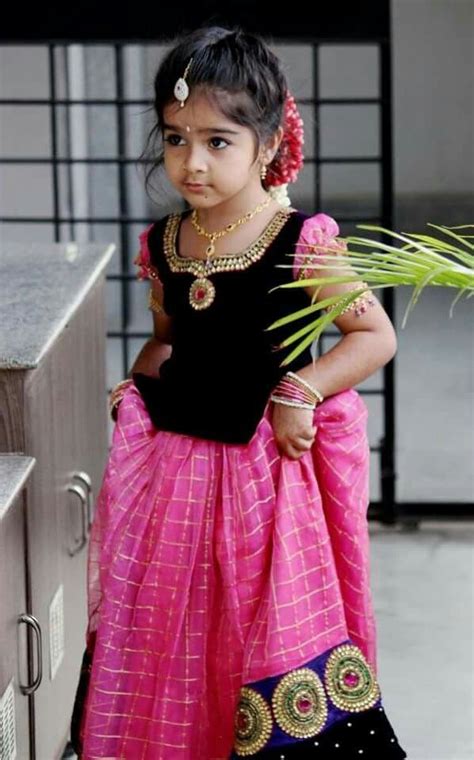 beautiful and traditional look for kids.....! this is a cute and charming little angel....!! # ...