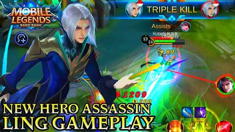 New Hero Ling Gameplay - Mobile Legends Bang Bang - YouTube