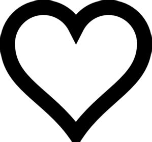 Heart Outline Clip Art at Clker.com - vector clip art online, royalty free & public domain