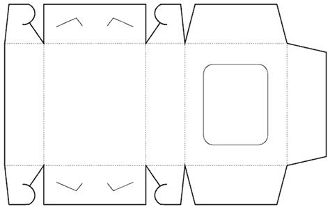 Free Printable Cake Box Template - Printable Templates Free