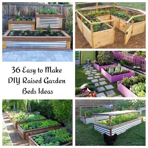 36 Easy to Make DIY Raised Garden Beds Ideas - GODIYGO.COM