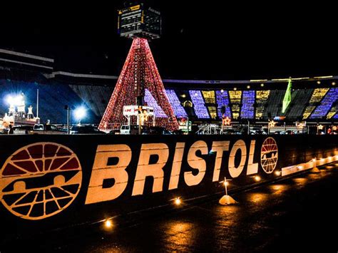 Bristol Motor Speedway Christmas Lights 2021