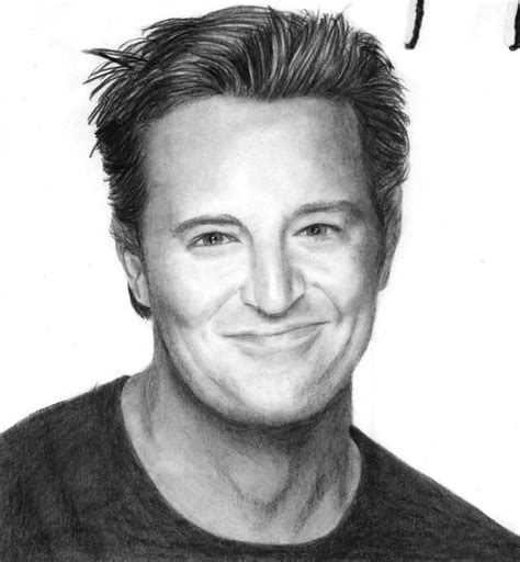 Chandler Bing by Eva Pfeffer [©2007] | Portrait, Matthew perry friends ...