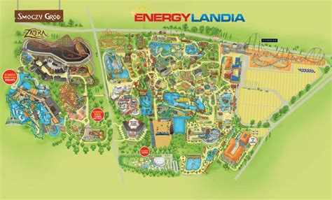 Energylandia Map and Brochure (2016 - 2023) | ThemeParkBrochures.net