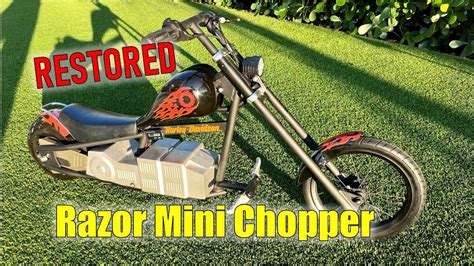 Razor Mini Chopper - Restored & Upgraded - YouTube