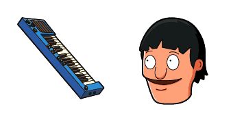 Bob’s Burgers Gene Belcher & Casio SK-5 Keyboard cursor - CM Cursors