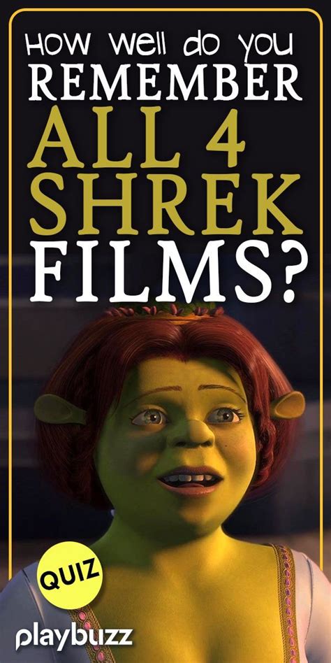 QUIZ: How well do you remember all 4 Shrek films? | Shrek, Movie trivia ...