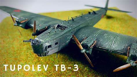 Tupolev TB-3 - Plastic Model Airplane Full Video Build - YouTube