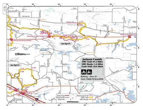 Jackson County ORV Trail Information - VVMapping.com