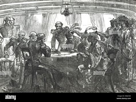 Signing of the Treaty of Nanking 1842 Stock Photo - Alamy