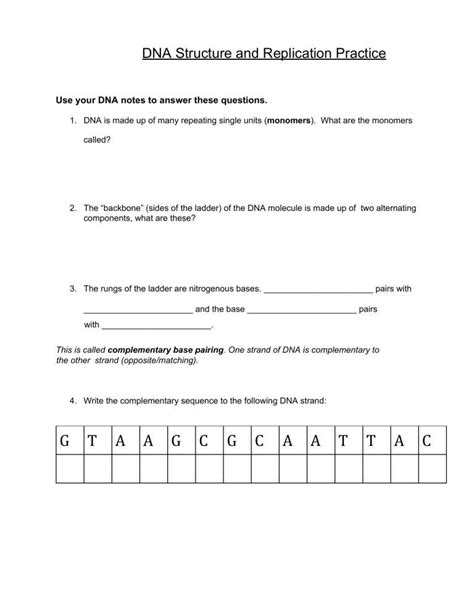 The Answer Key to Building a DNA Structure Paper Model in the Lab