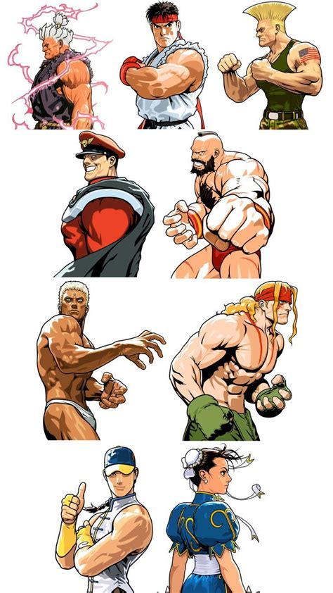 Capcom Fighting Jam - Characters