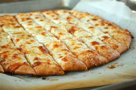 Fail-Proof Pizza Dough & Cheesy Garlic Bread Sticks Recipe - (4/5)