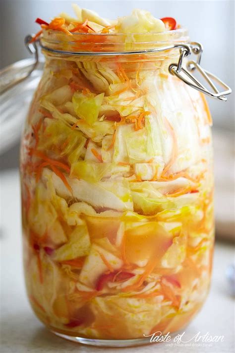 Quick Pickled Cabbage - Taste of Artisan