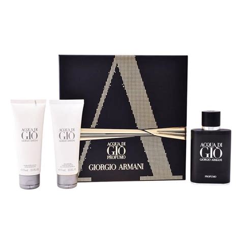 Girogio Armani Acqua Di Gio Profumo Gift set 75ml+75ml Shower gel+After ...