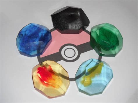 Pokemon Evolution Stones - (New Version!) by ChinookCrafts on DeviantArt