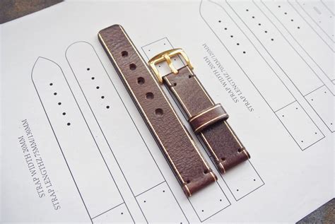 Watch Strap Pattern PDF Leather Watch Band Template Handmade - Etsy in 2023 | Handmade watch ...