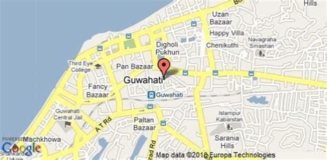 Map of Guwahati. - Sayan Sinha