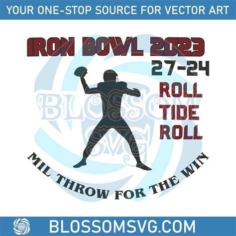 Iron Bowl 2023 Roll Tide Roll SVG