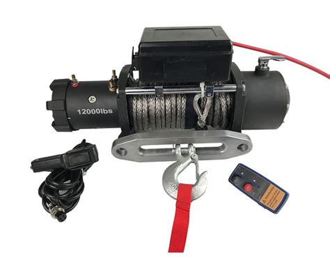 9500lbs 4X4 4WD electric rope cable puller winch heavy duty 4WD off ...