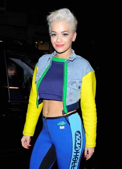 RITA ORA in Tights Out and About in London – HawtCelebs