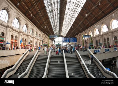 Keleti train station in Budapest, the capital of Hungary Stock Photo ...