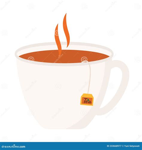 Cup of Tea Cartoon Animation Clip Art Stock Image - Illustration of coffee, design: 233668977