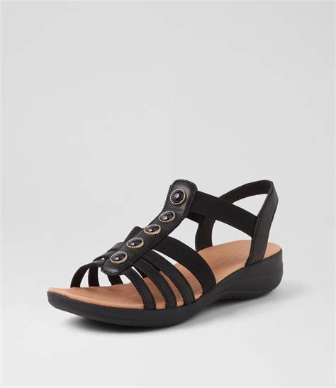 Mason Black Leather Sandals | Shop Online at Williams