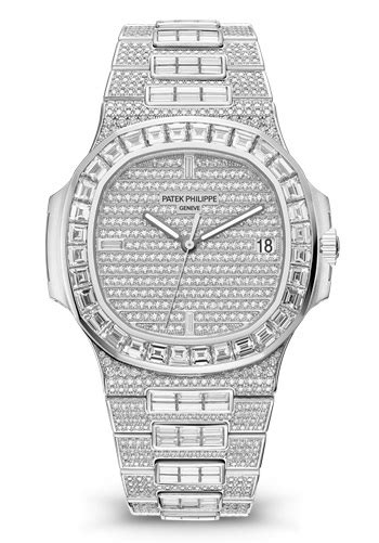 Patek Philippe | Nautilus Date Sweep Seconds White Gold 5719/10G-010