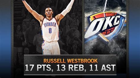 Russell Westbrook with his 7th triple-double this season. Westbrook has ...