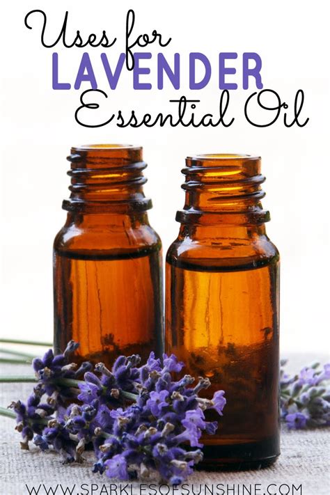 Uses for Lavender Essential Oil - Sparkles of Sunshine