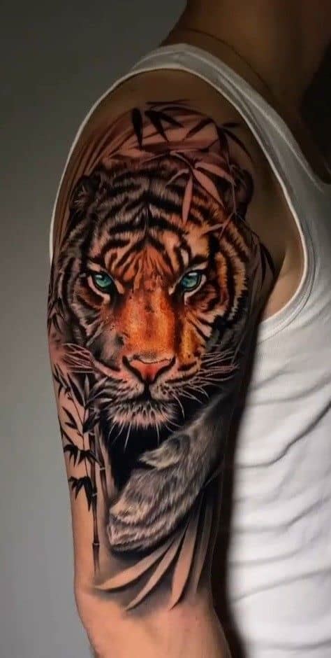 Fire Tiger Tattoo