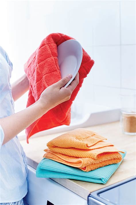 Our Microfiber Dish Drying Towels are super-absorbent making drying dishes, countertops, sinks ...