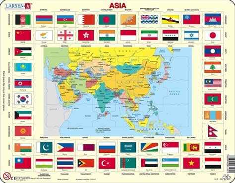 Political Map Of Asia