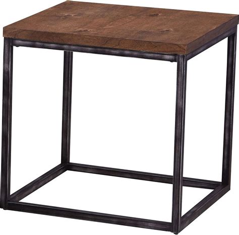 Metal And Wood End Table Lane Furniture | Furniture Cart