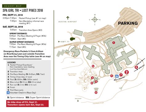 Things To Do At The Hyatt Regency Lost Pines In Bastrop, Tx - Lost Pines Texas Map | Printable Maps