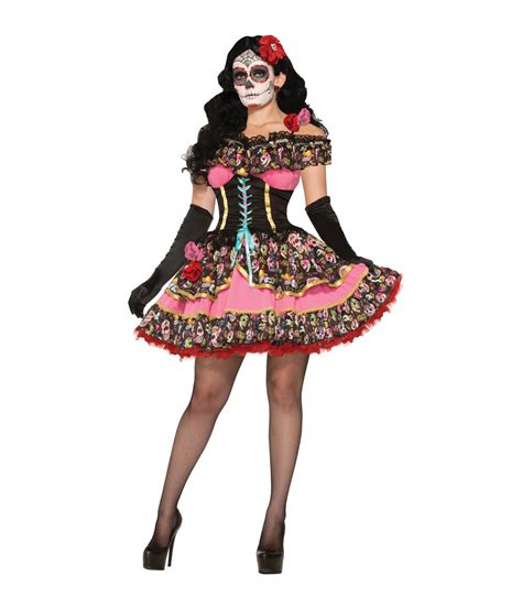 Senorita De Los Muertos Womens Costume - Scary Costumes