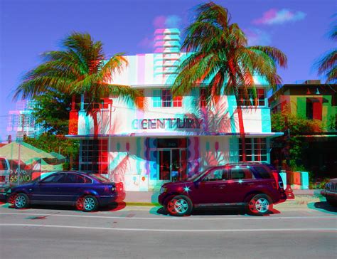 South Miami Beach in 3D – The Century Hotel 1939 | South beach miami, Century hotel, Miami beach